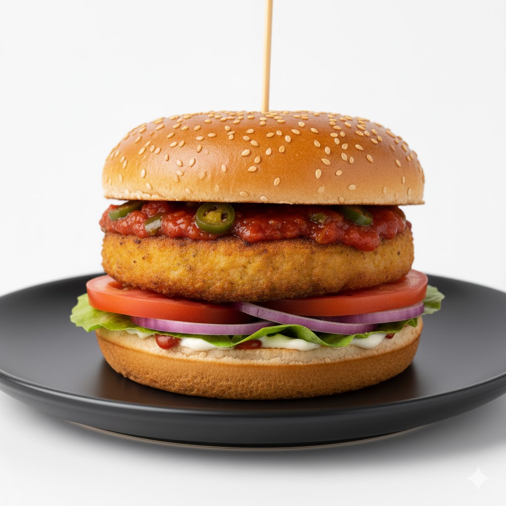 Spicy Veg Burger